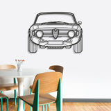 1967 Giulia Front Metal Car Wall Art - NC0092