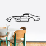 1969 Corvette Metal Car Wall Art - NC0119