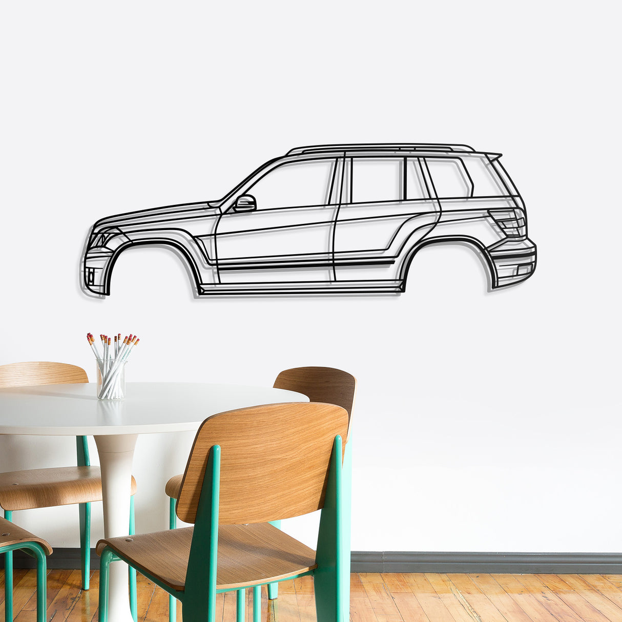 2010 GLK-Class (X204) 1st Gen Metal Car Wall Art - NC0402