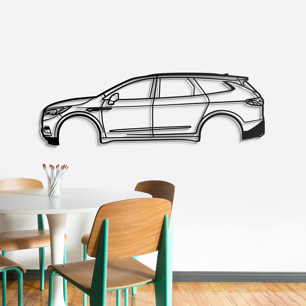 2019 Enclave 2nd Gen Metal Car Wall Art - NC0658