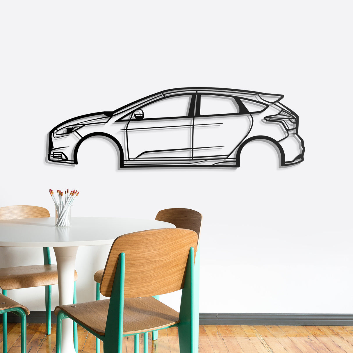 2016 Focus ST MK3 Metal Car Wall Art - NC0564