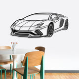 Aventador Perspective Metal Car Wall Art - NC0448