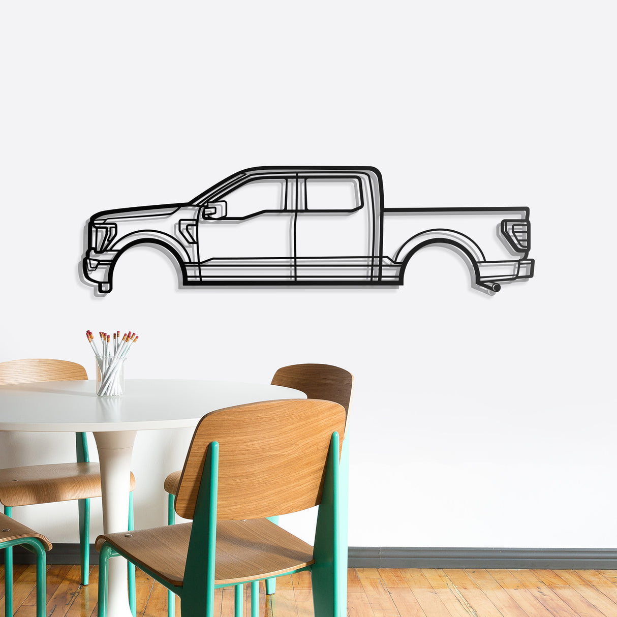 2021 F-150 14th Gen Metal Car Wall Art - NC0748