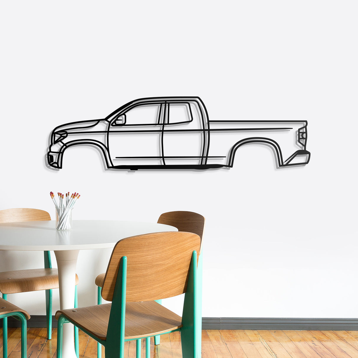 2019 Tundra 2nd Gen Metal Car Wall Art - NC0682