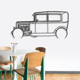 1931 Model A Detailed Metal Car Wall Art - NC0015