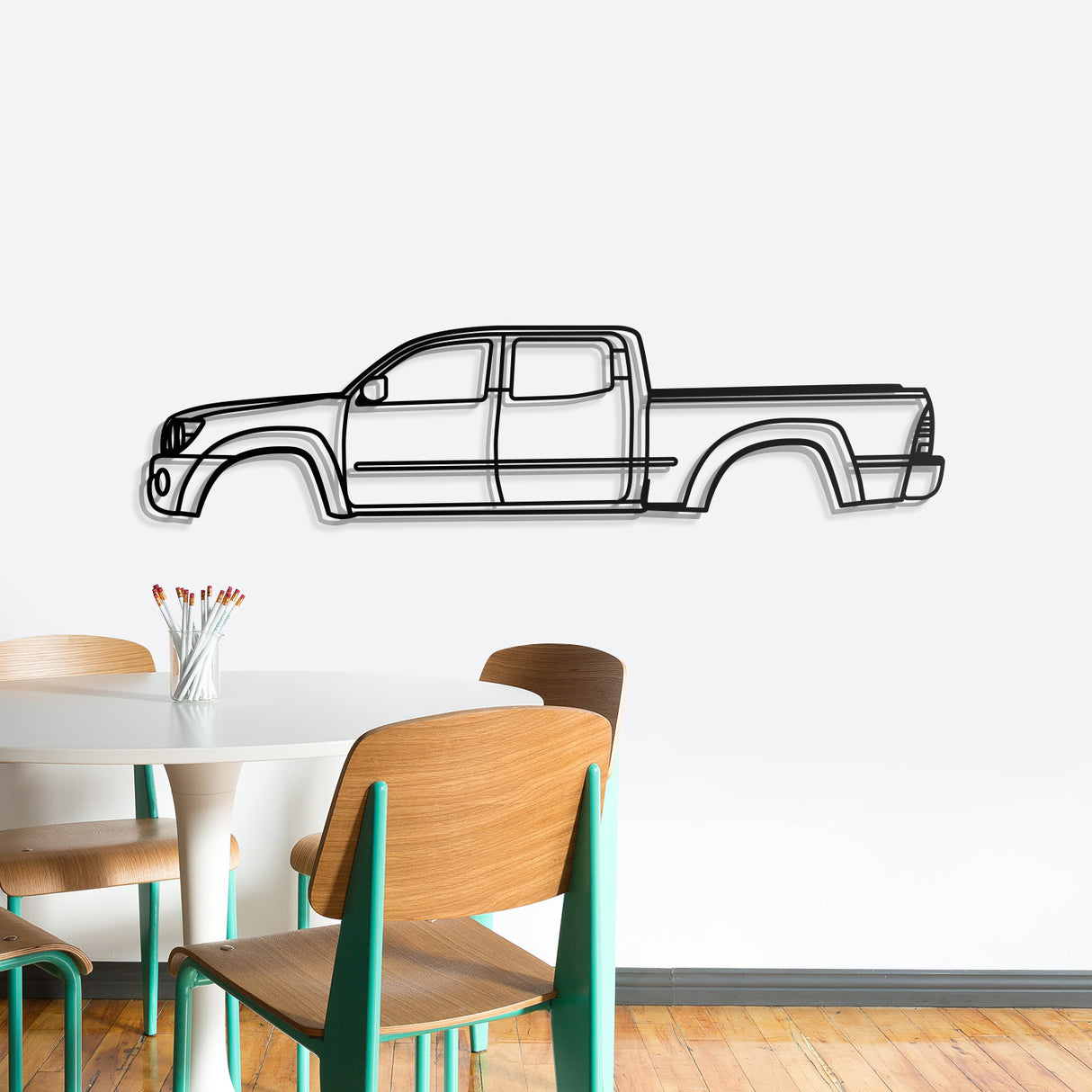 2005 Tacoma 2nd Gen Metal Car Wall Art - NC0325