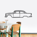 1955 150 Utility Sedan Metal Car Wall Art - NC0035