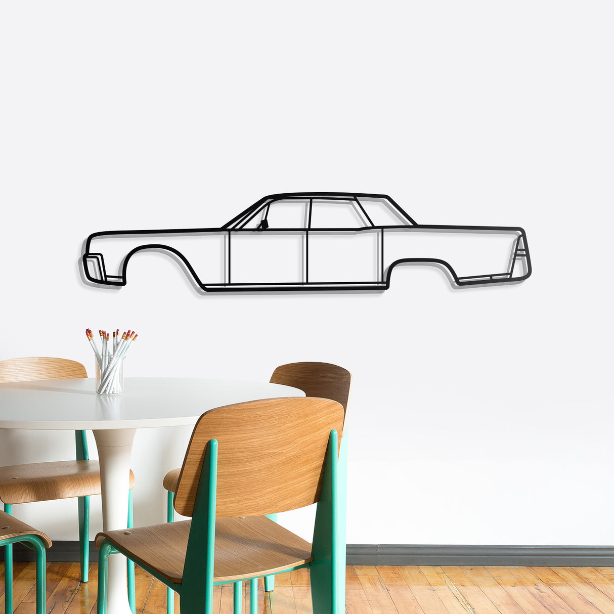 1961 Continental Metal Car Wall Art - NC0062