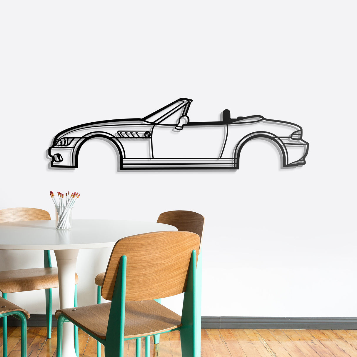 1996 Z3 Metal Car Wall Art - NC0259