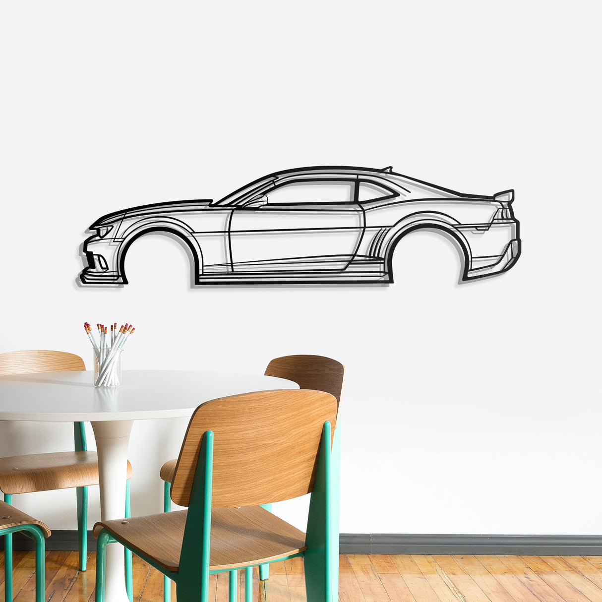 2014 Camaro Z28 Metal Car Wall Art - NC0498