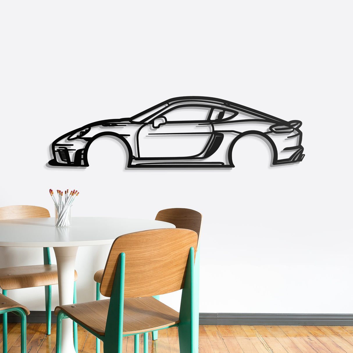 2020 Cayman 718 GT4RS Metal Car Wall Art - NC0695