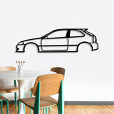 Civic EK Metal Car Wall Art - NC0901