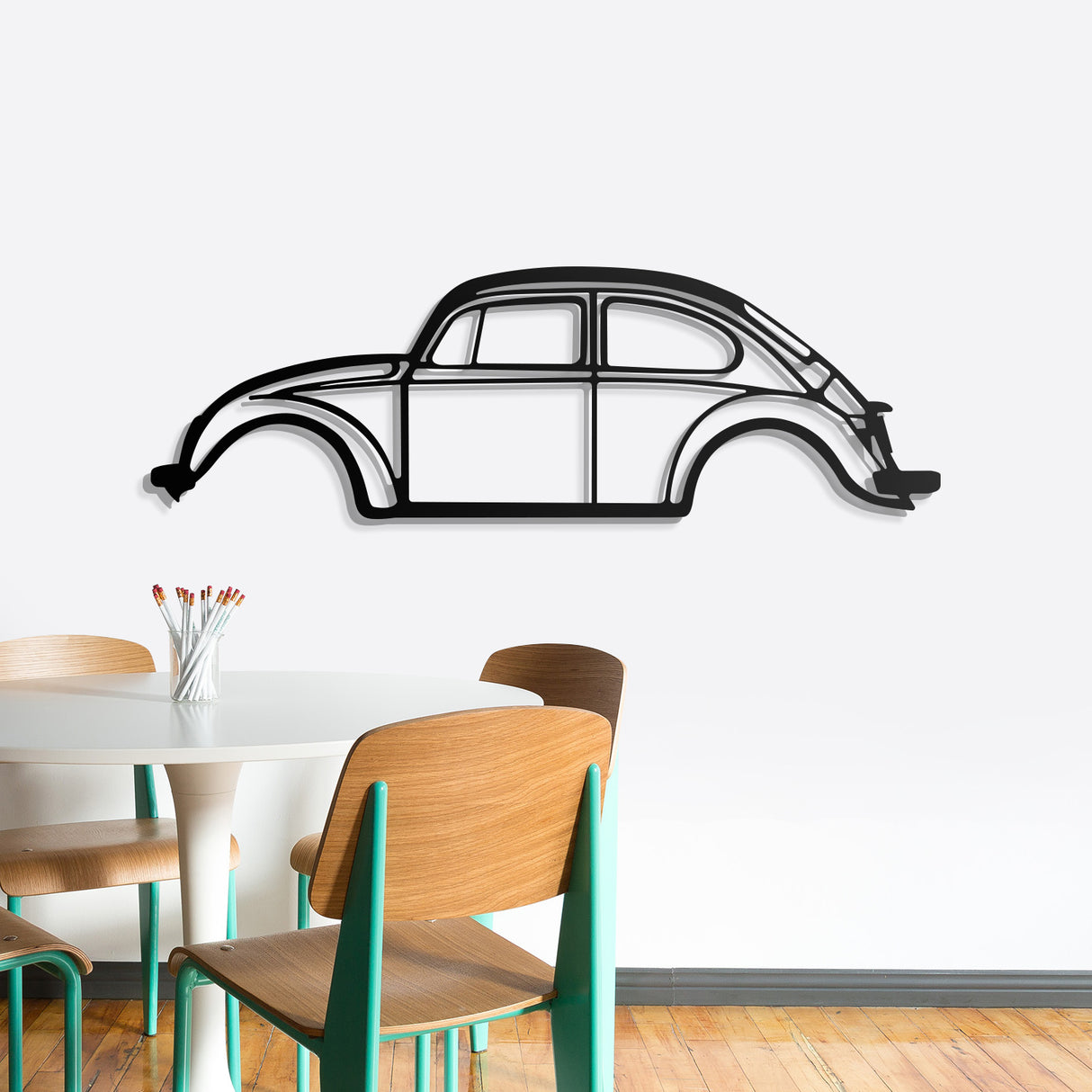 Beetle Metal Car Wall Art - NC0890