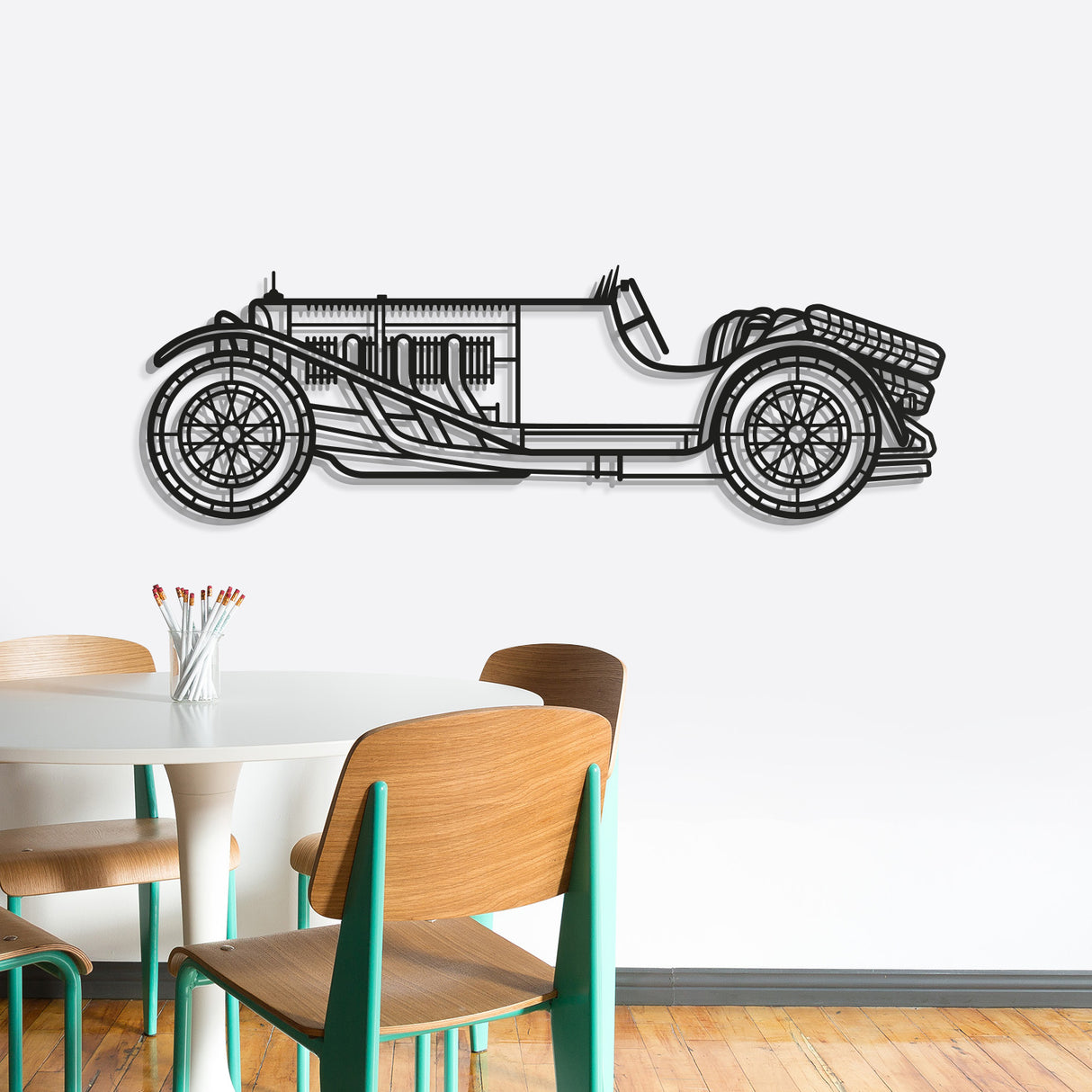 1929 SSK Metal Car Wall Art - NC0013