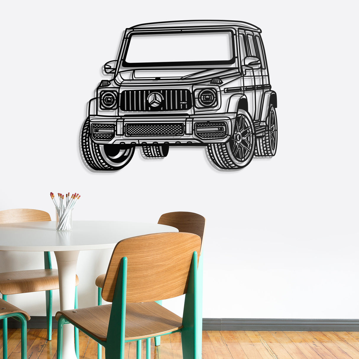 2019 G63 AMG Perspective Metal Car Wall Art - NC0454