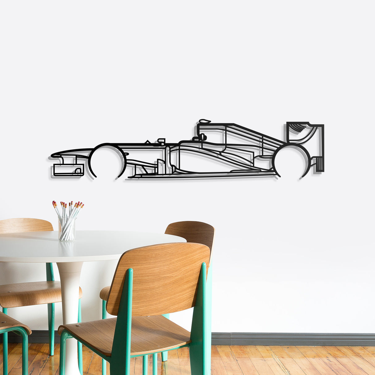 2012 RB8 Detailed Metal Car Wall Art - NC0477