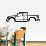 2010 F-150 SVT Raptor 1st Gen Metal Car Wall Art - NC0401