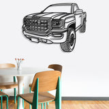 2016 Sierra Perspective Metal Car Wall Art - NC0446