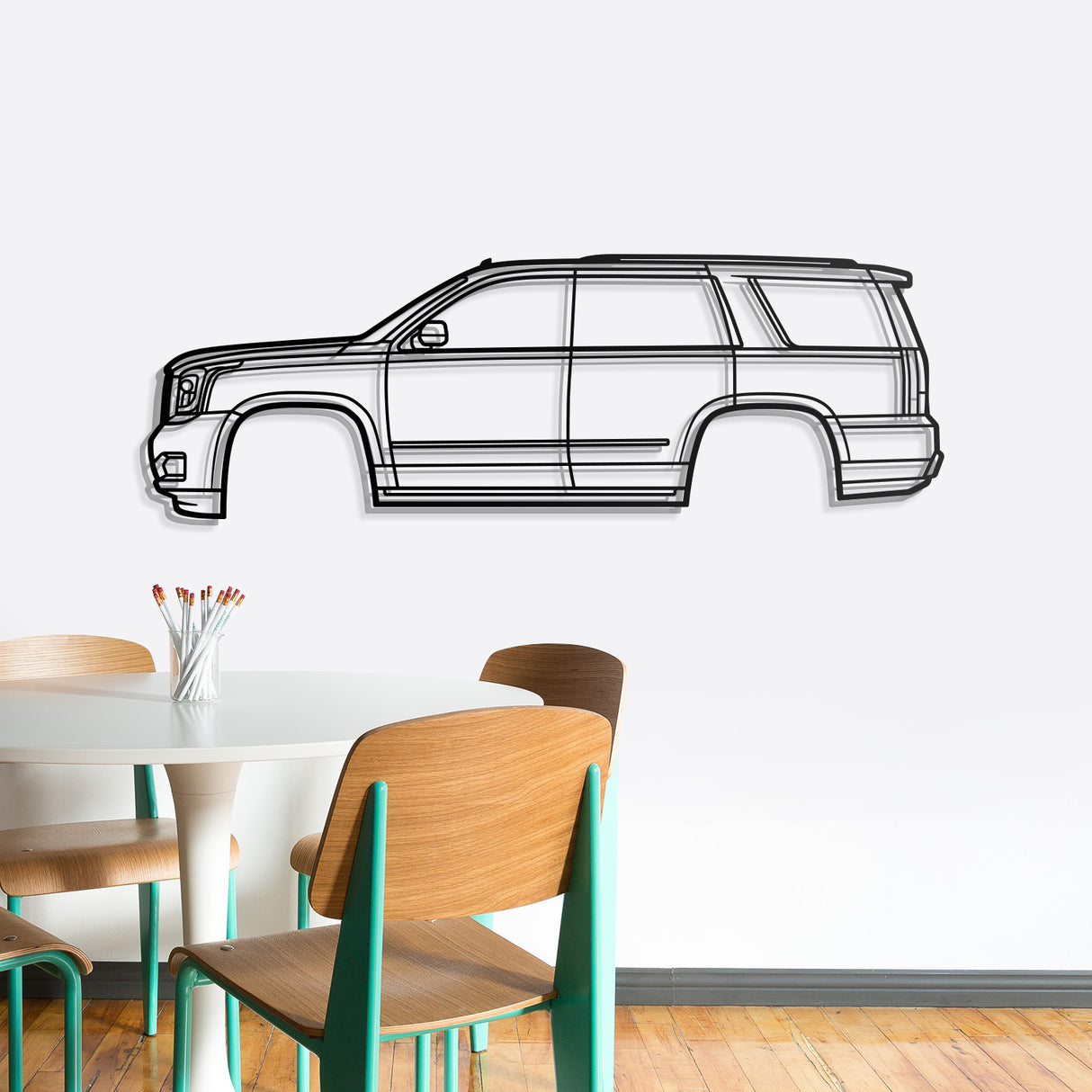 2015 Yukon 4th Gen Metal Car Wall Art - NC0549