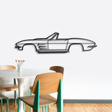 1964 Corvette Convertible Metal Car Wall Art - NC0068