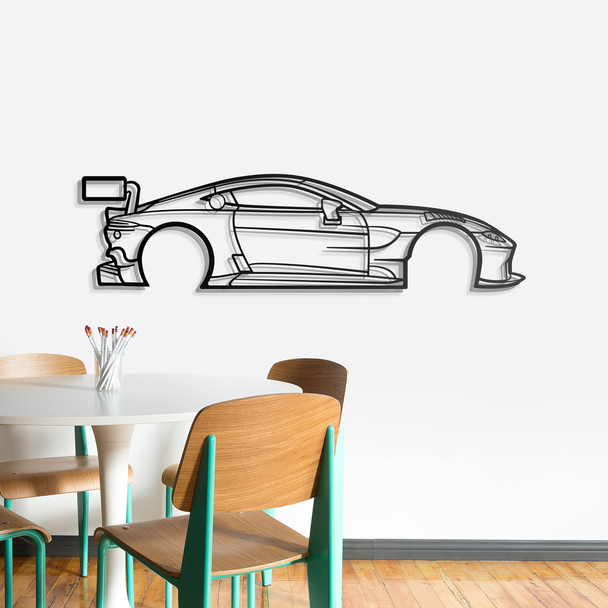 2018 Vantage AMR GT3 Metal Car Wall Art - NC0635