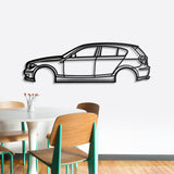 2009 1 SERIES E87 Hatchback Metal Car Wall Art - NC0379