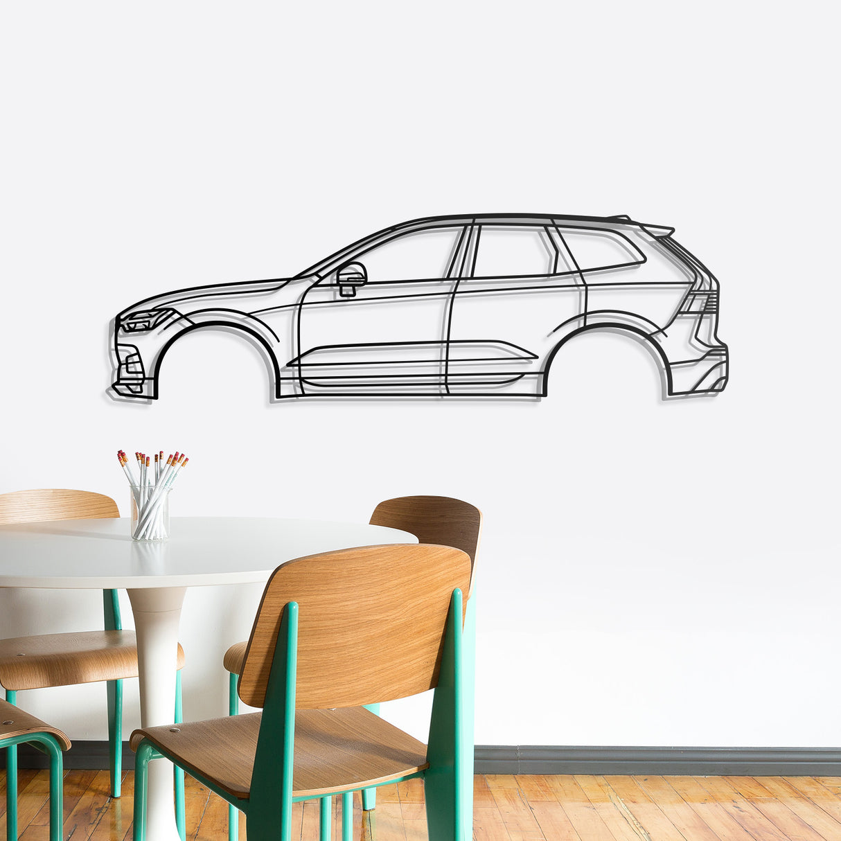 2018 XC60 2nd Gen Metal Car Wall Art - NC0639