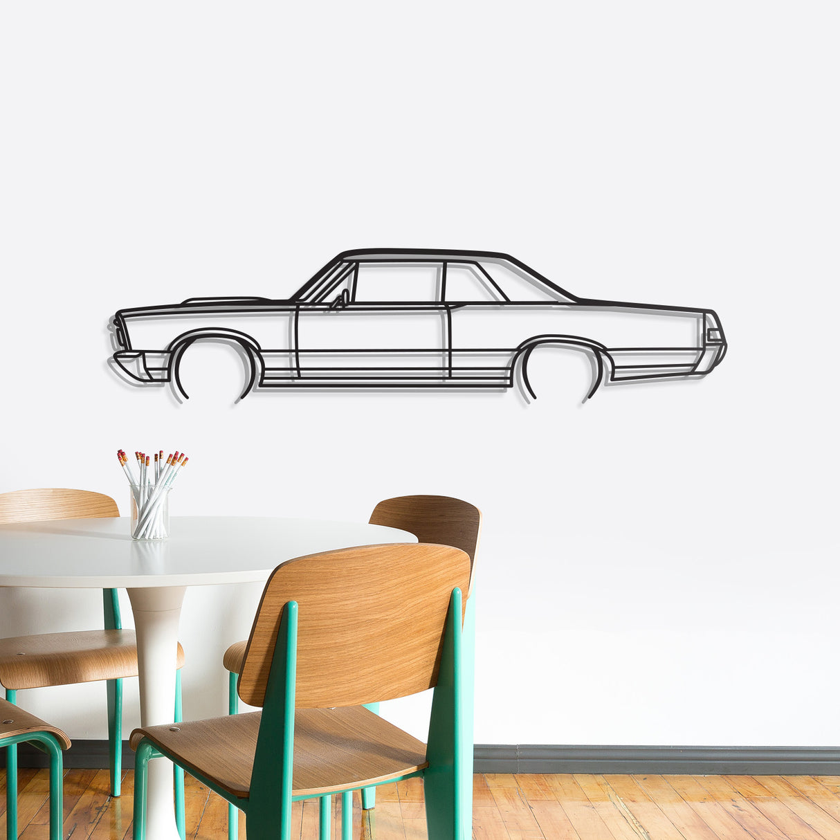 1965 GTO Metal Car Wall Art - NC0074