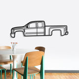 2007 Silverado 2500HD Metal Car Wall Art - NC0351