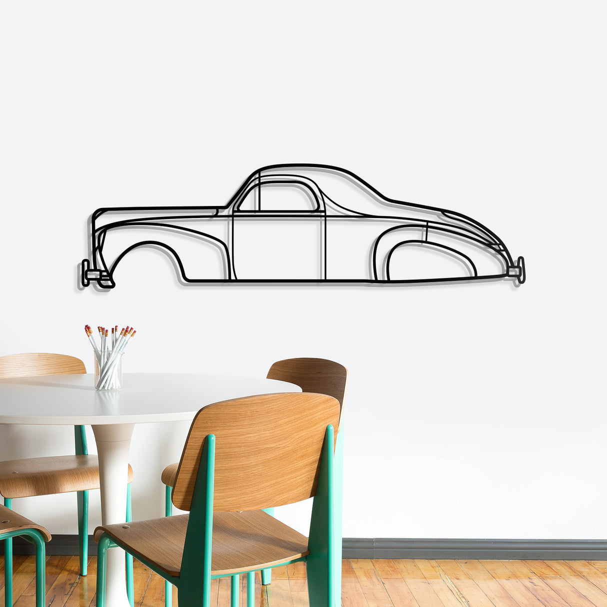 1936 Zephyr Metal Car Wall Art - NC0020