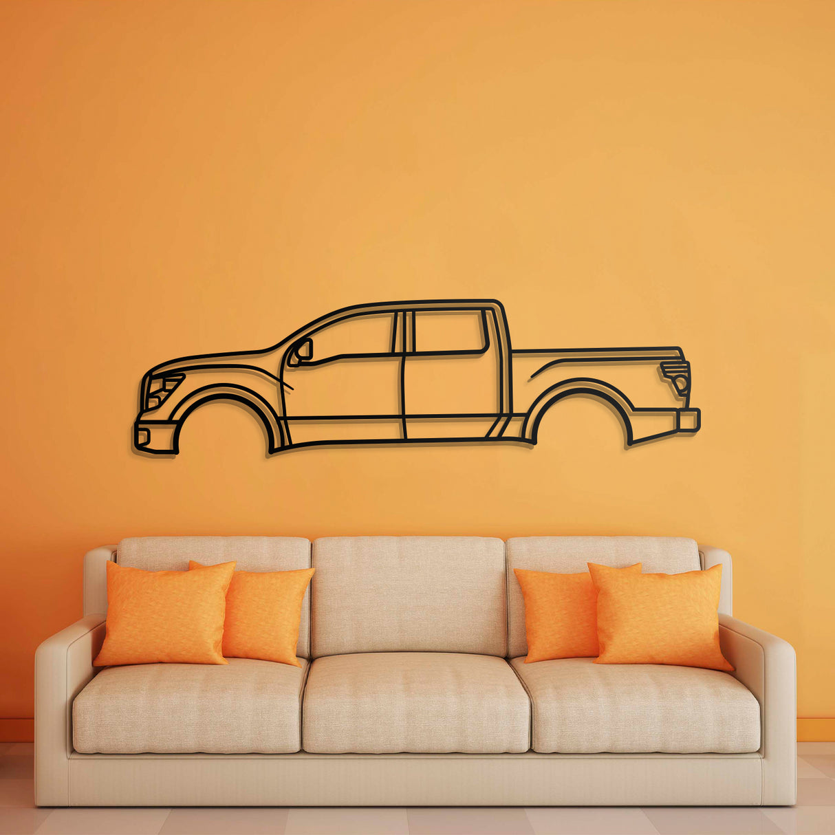 2017 Titan 2nd Gen Metal Car Wall Art - NC0606