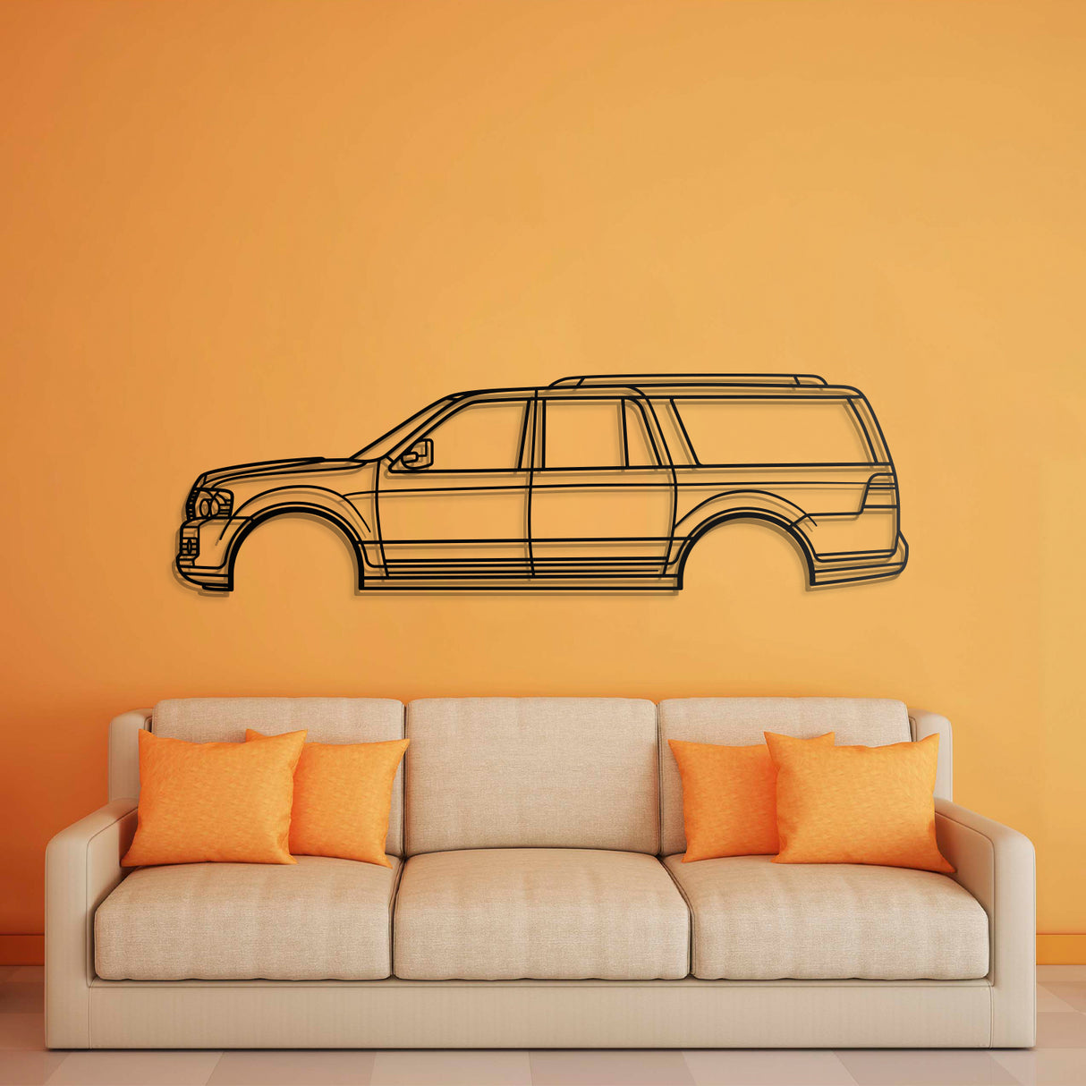 2007 Navigator 3rd Gen Metal Car Wall Art - NC0346