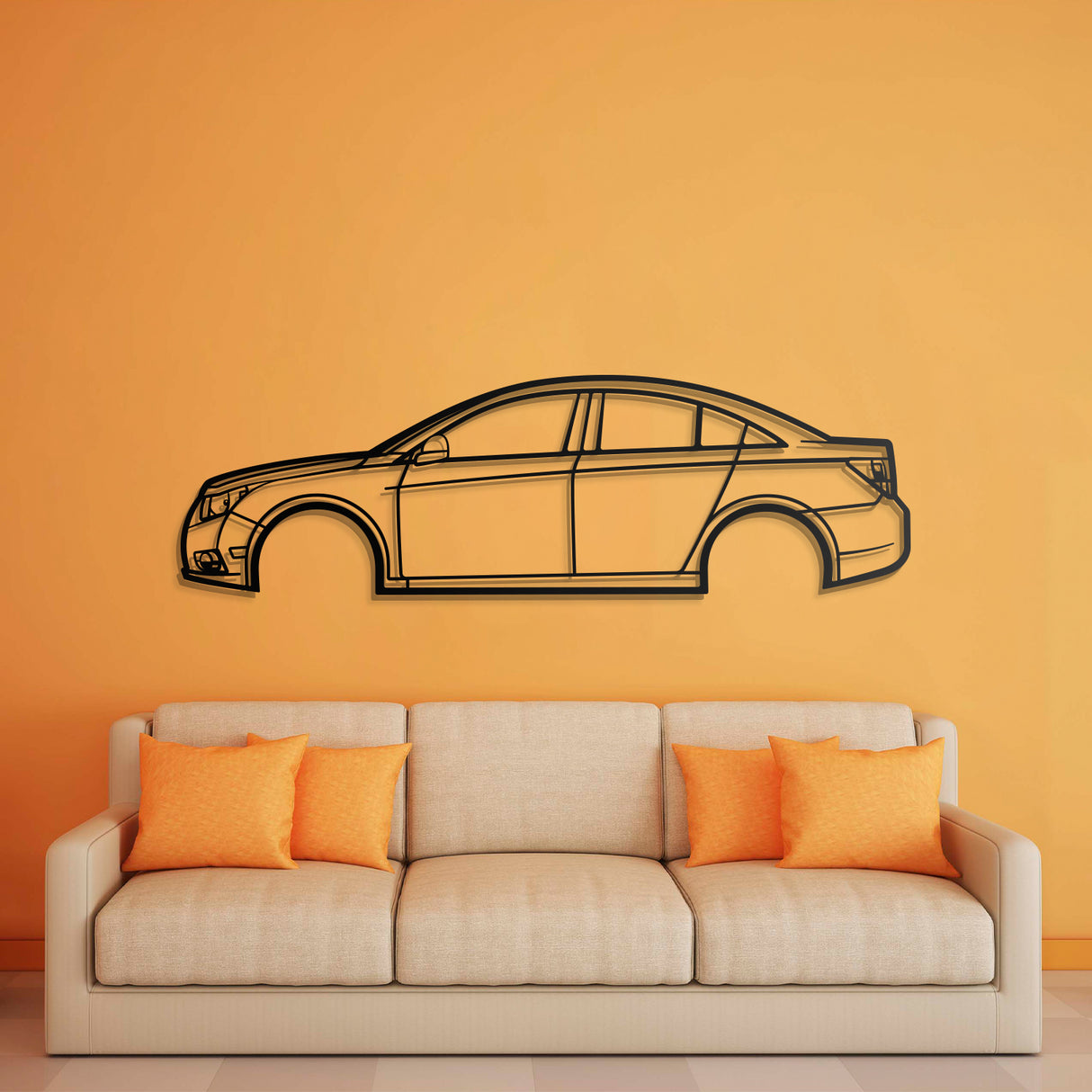 2012 Cruze Metal Car Wall Art - NC0473