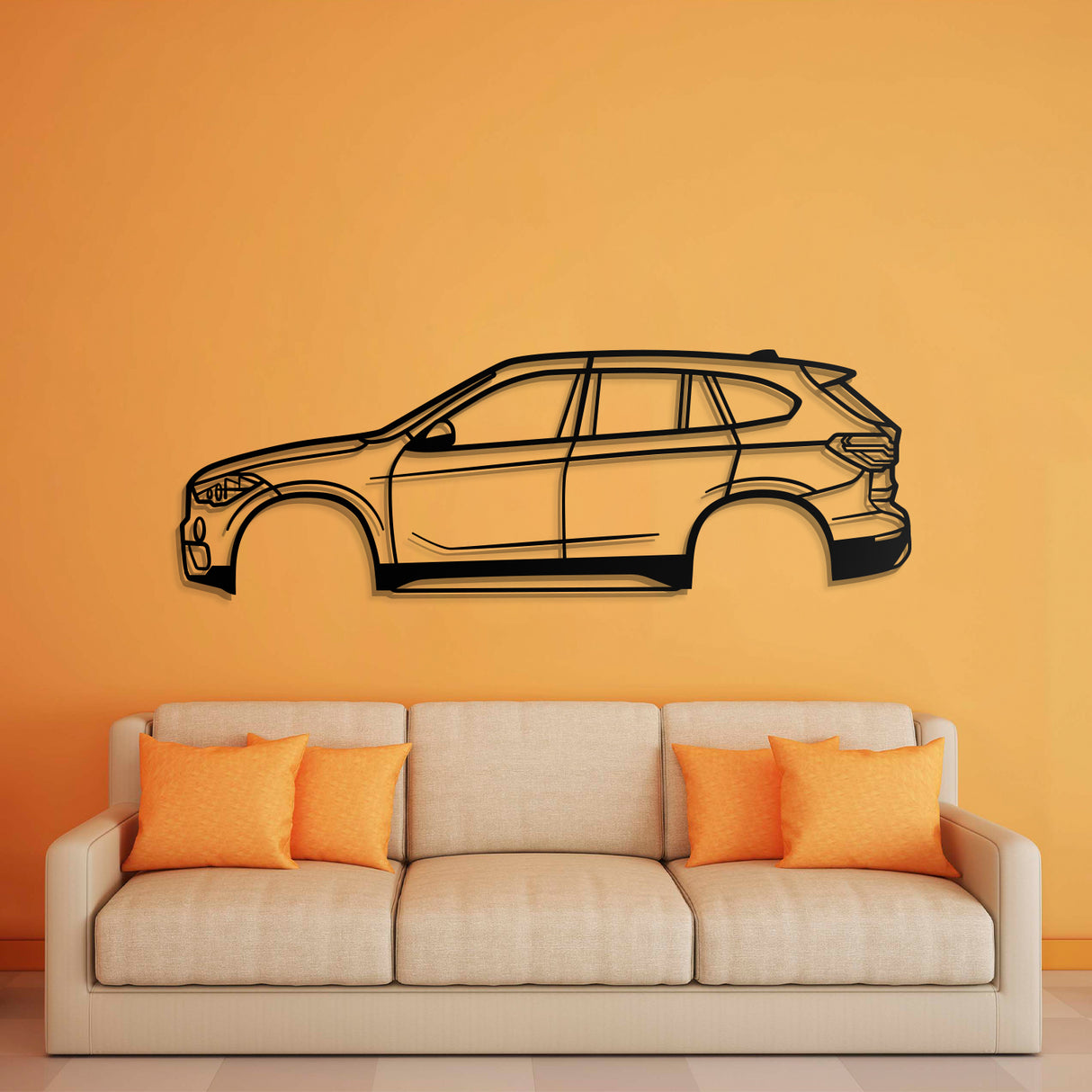 2016 X1 F48 2nd Gen Metal Car Wall Art - NC0574