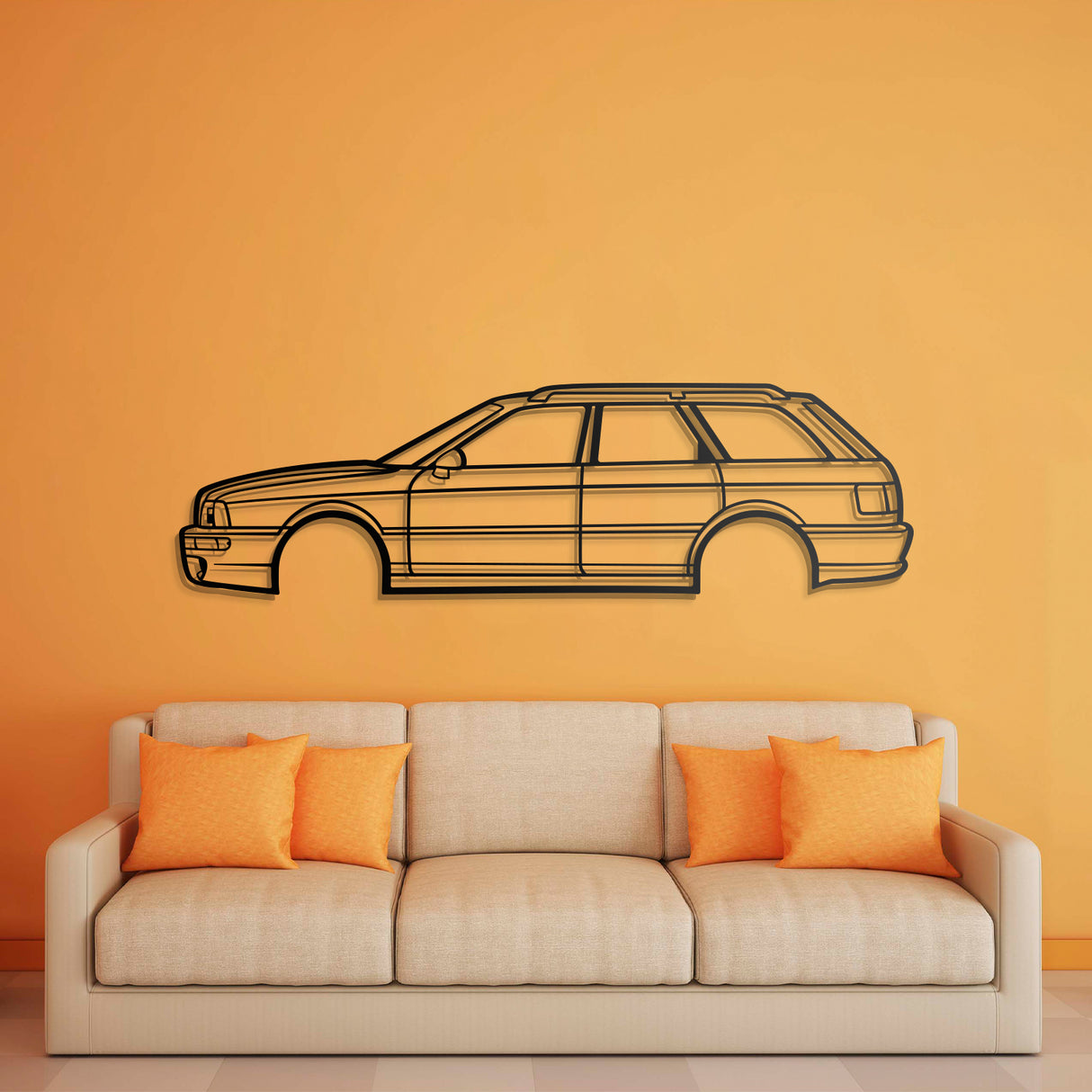 1993 RS2 Metal Car Wall Art - NC0247