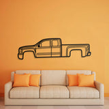 2007 Silverado 2500HD Metal Car Wall Art - NC0351