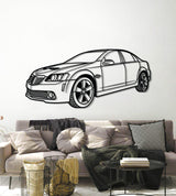 2009 G8 Perspective Metal Car Wall Art - NC1298