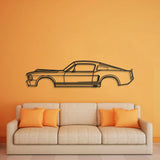 1968 Mustang Eleanor Metal Car Wall Art - NC0110