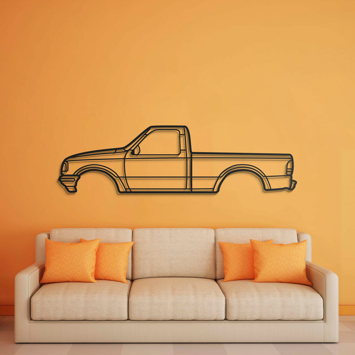 1993 Ranger 2nd Gen Metal Car Wall Art - NC0246