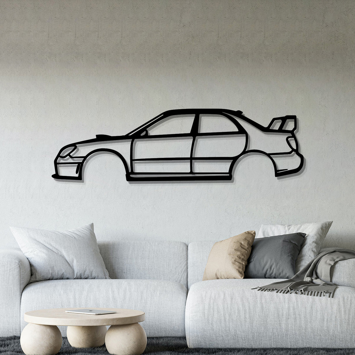 2006 WRX STI Hawkeye Metal Car Wall Art - NC0338