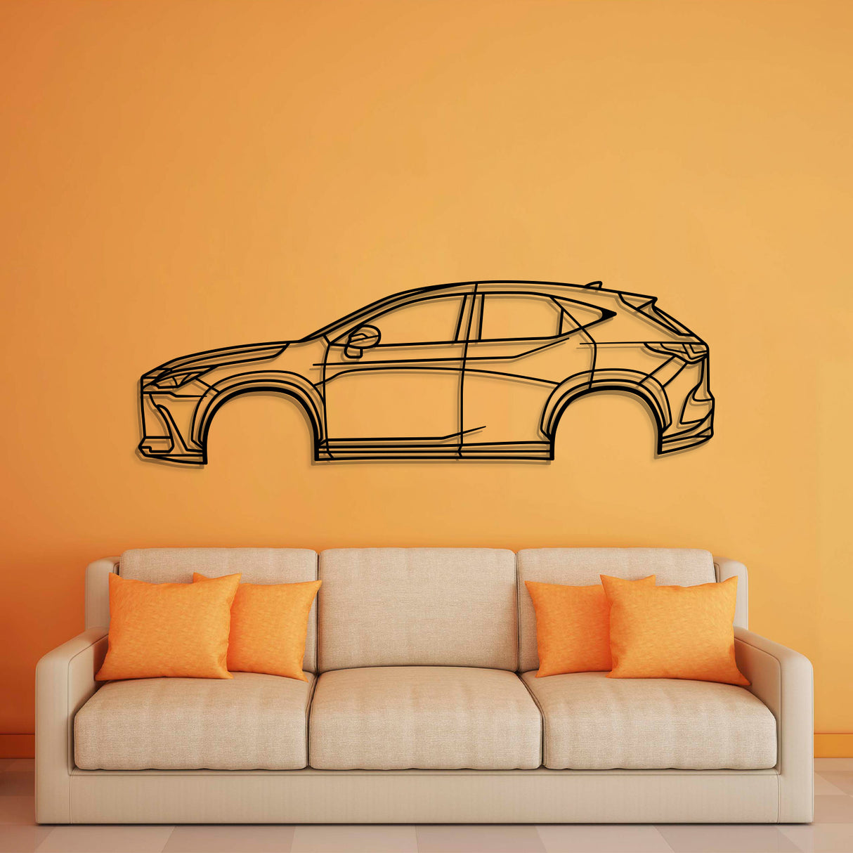 2022 NX 2nd Gen Metal Car Wall Art - NC0801