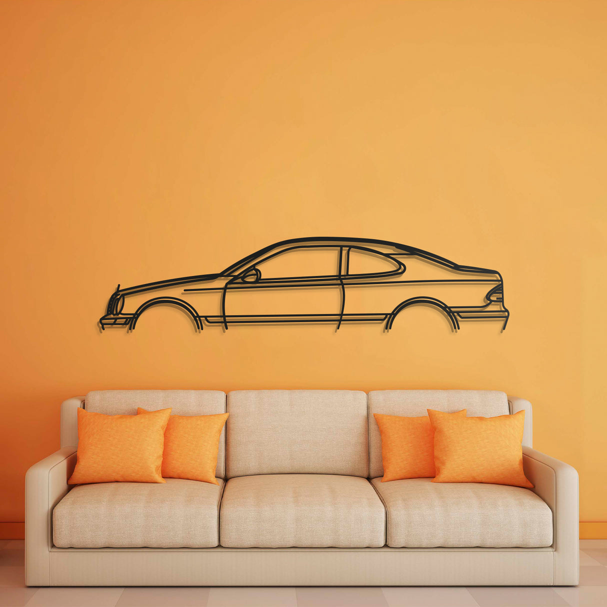 1999 CLK 430 Classic Metal Car Wall Art - NC0273