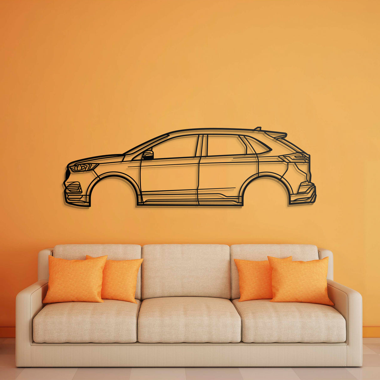 2019 Edge ST 2nd Gen Metal Car Wall Art - NC0657