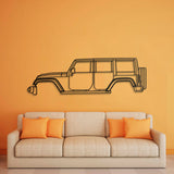 2007 Wrangler Unlimited JK (3rd Gen) Metal Car Wall Art - NC0355