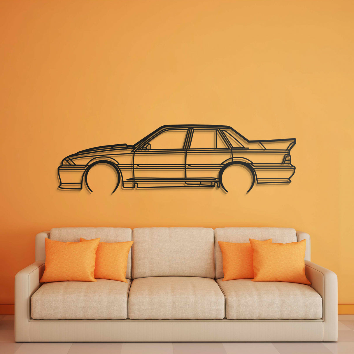 1988 HSV VL SS Metal Car Wall Art - NC0217