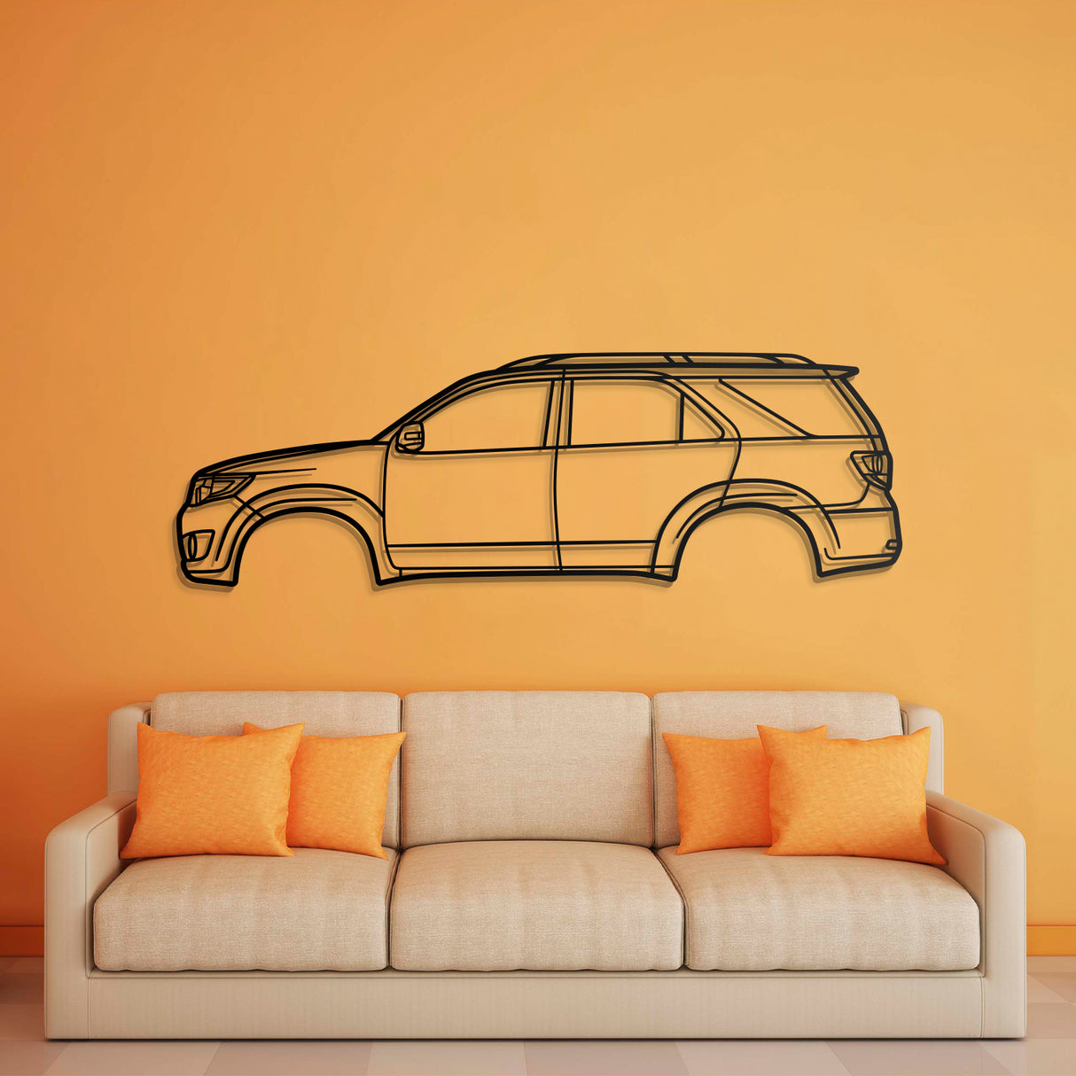 2005 Fortuner 1st Gen Metal Car Wall Art - NC0322