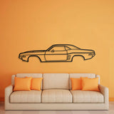 1970 Challanger R-T Metal Car Wall Art - NC0128