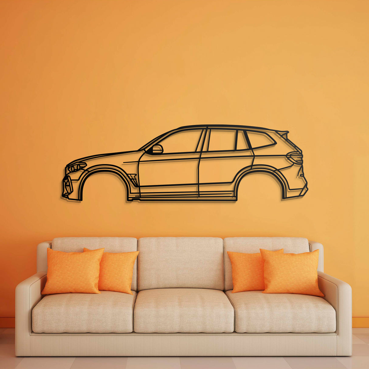 2020 X3 M G01 3rd Gen Metal Car Wall Art - NC0726