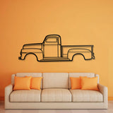 1951 F-150 Metal Car Wall Art - NC0010