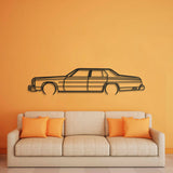 1975 Impala Detailed Metal Car Wall Art - NC0169